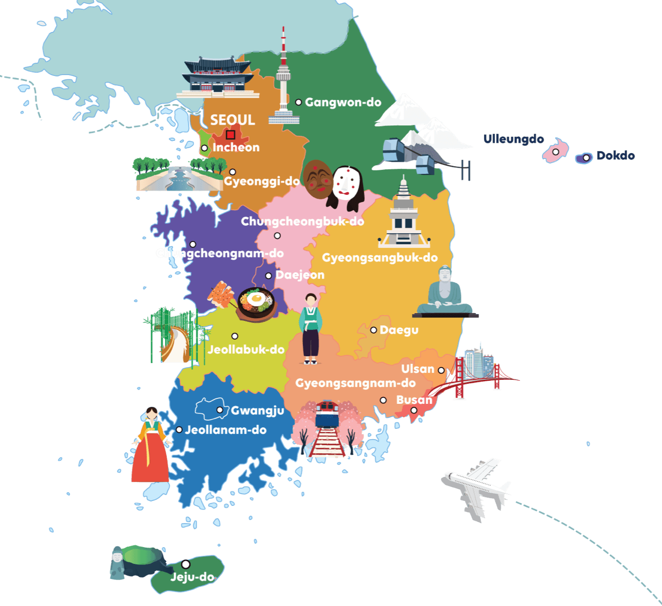 Peta Korea Selatan 1