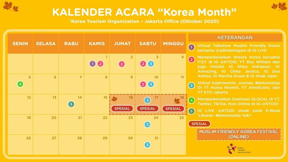 Tahun Ini, Muslim Friendly Korea Festival Diadakan Secara Daring Bertepatan dengan Perayaan “Bulan Korea”