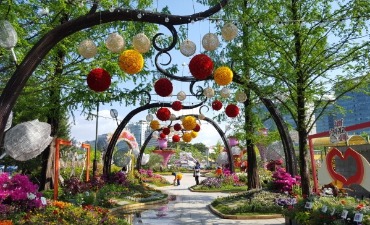 Photo_Bunga-Bunga Indah Tersebar di Seantero Hortikultura Internasional Goyang Korea