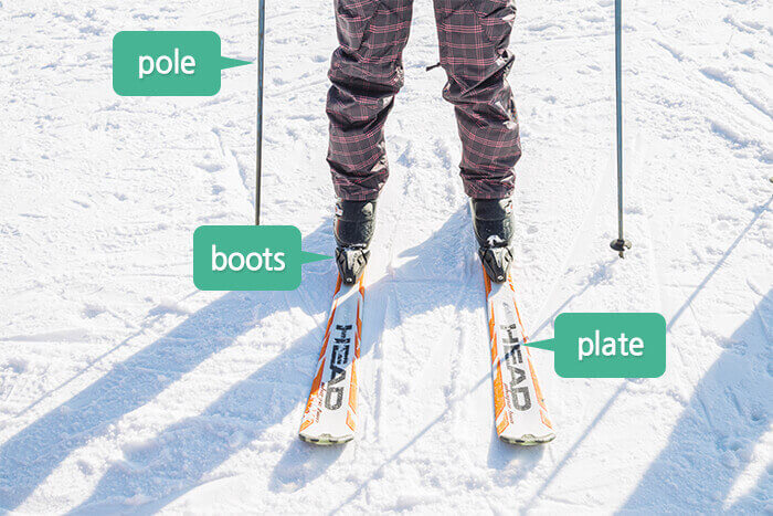 Photo_Foto: Nama perlengkapan ski