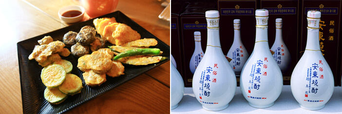 Photo_Songpyeon (atas), Jeon & Minuman keras tradisional (bawah) 1