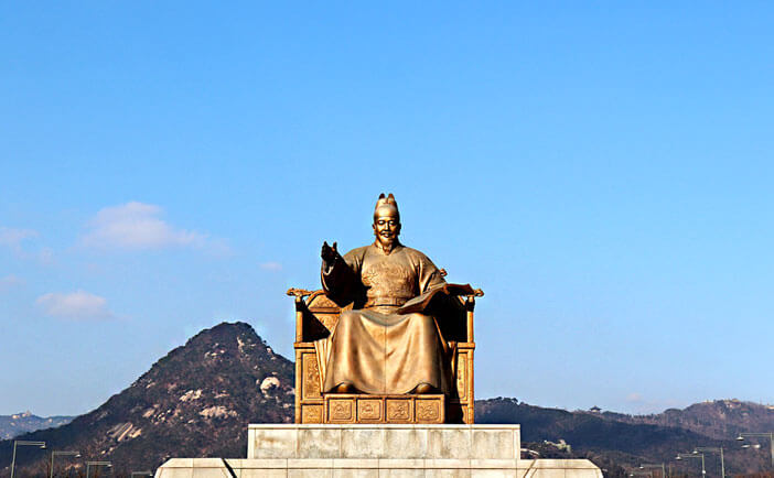 Photo_Patung Raja Sejong di Plaza Gwanghwamun