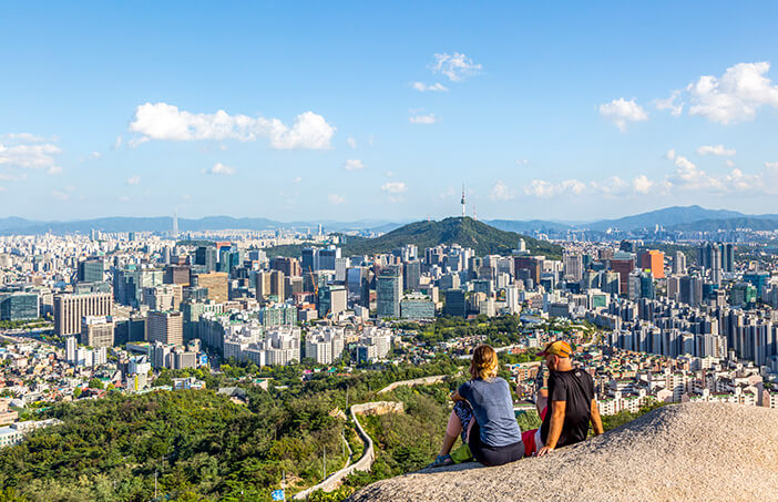 Photo_Pemandangan Seoul dari Gunung Inwangsan
