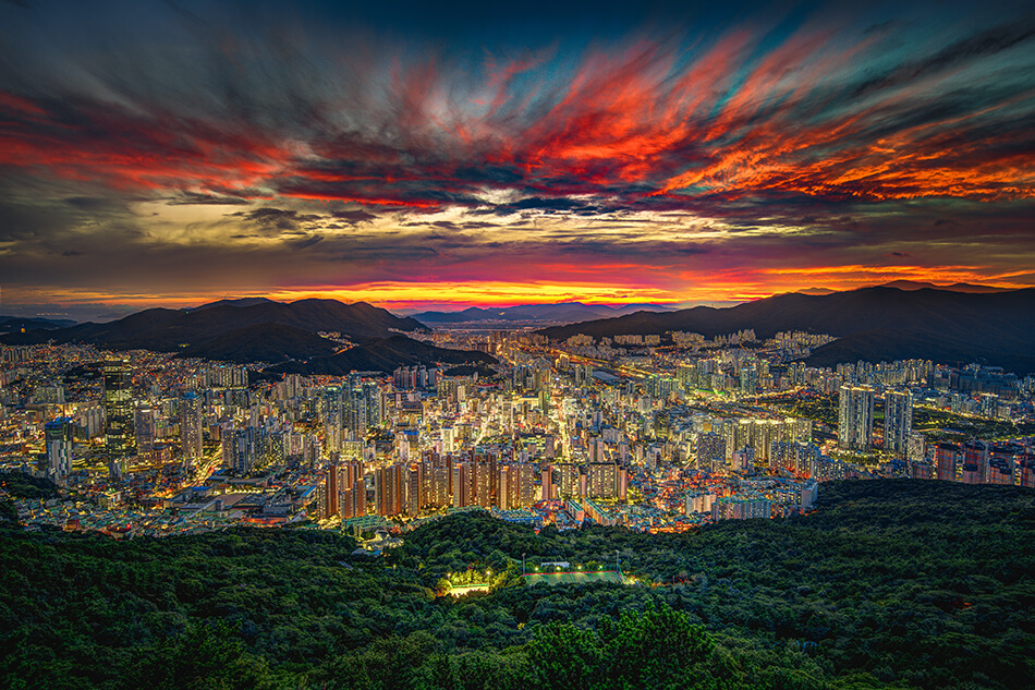 Photo_Pemandangan panorama Busan 